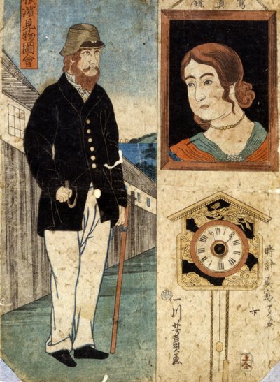 Sights in Yokohama by Utagawa Yoshikazu